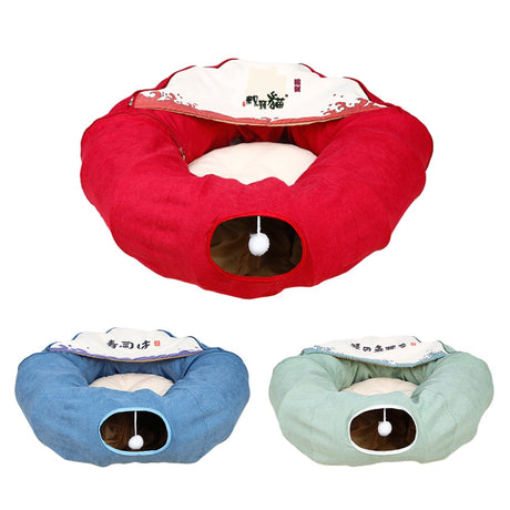 Multi-Functional Cat Tunnel Toy