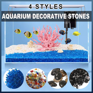 Fish Tank Bottom Sand Aquarium Decoration Landscaping Coloured Stones Gravel