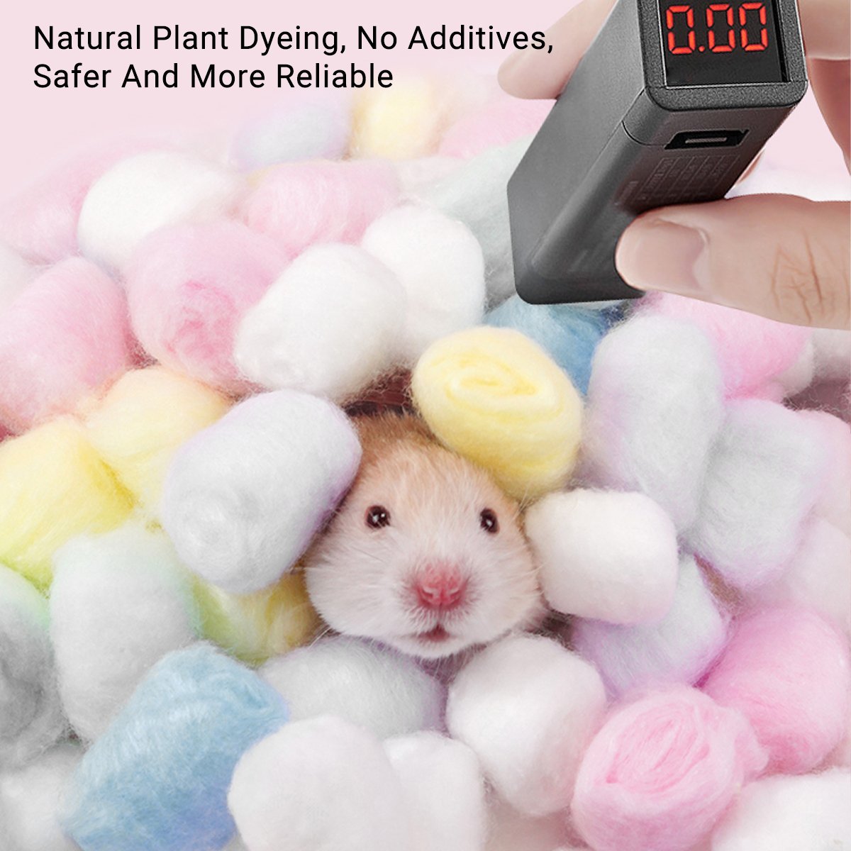 5pcs Hamster Winter Cotton Balls Quilt Toys Nest Accessories Warm Bedding