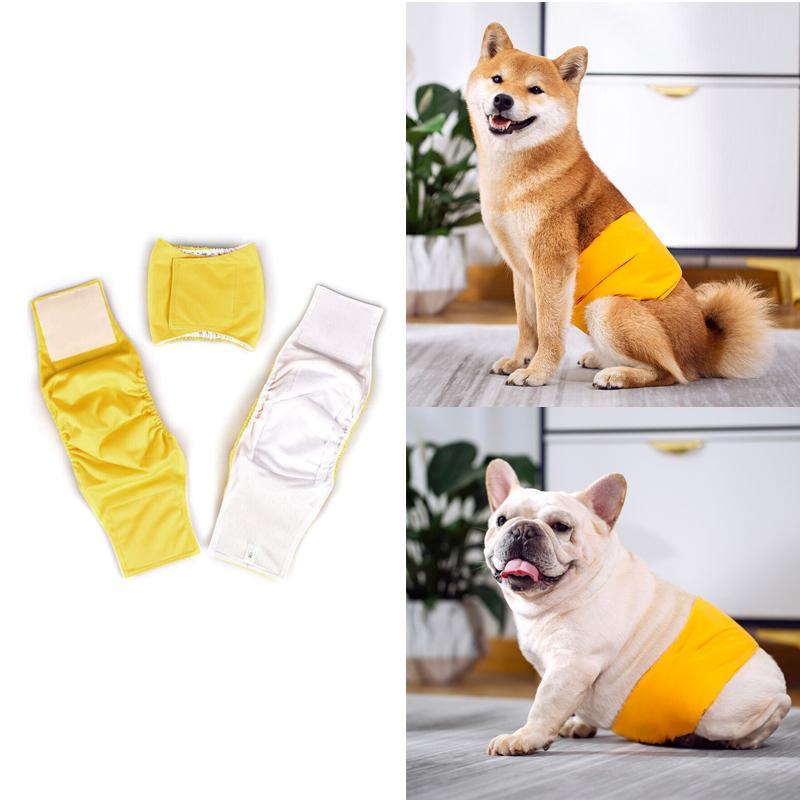 XS-XL Male Dog Diaper Nappy - Puppy Belly Band Sanitary Underpants