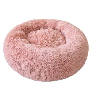 Dog Cat Pet Calming Bed Washable Warm Soft Plush Round