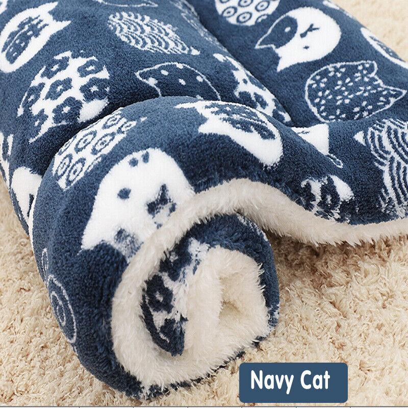 Soft Warm Pet Bed Pad Winter Blanket Mattress for Puppy Cat & Dog Kennel House