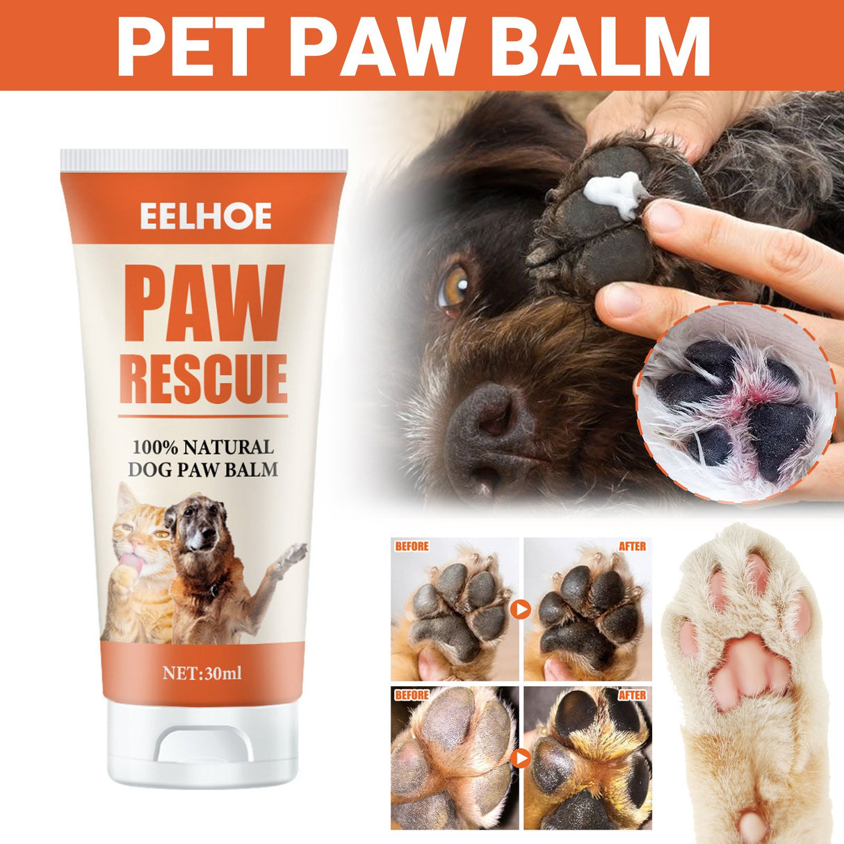 Pet Foot Care Cream Special For Dogs And Cats Foot Care Foot Pad Protection