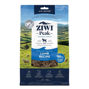 ZIWI Peak Air Dry Dog Food Lamb 454g/1kg/2.5kg/4kg