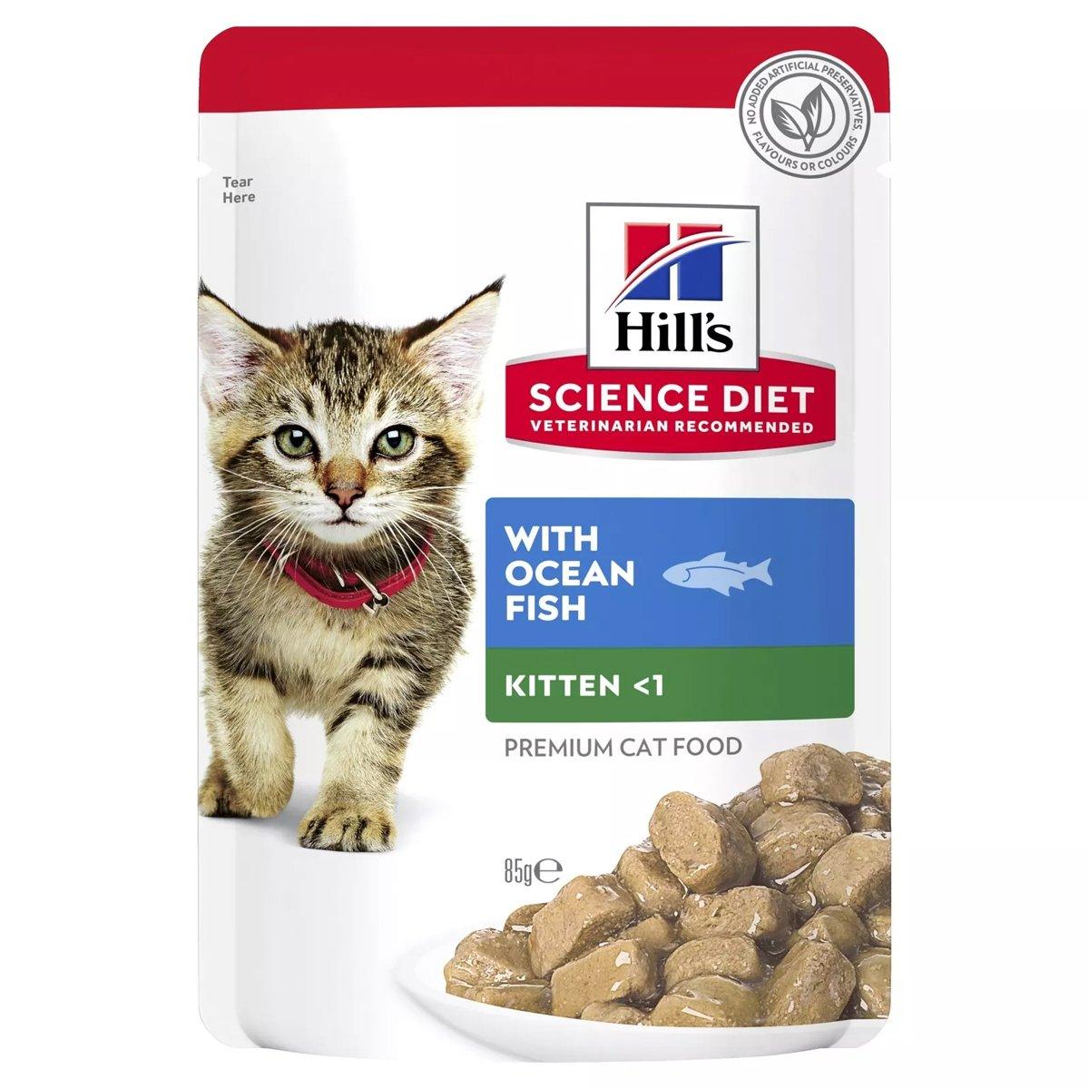 Hill's Science Diet Kitten Ocean Fish Cat Food 85G*12