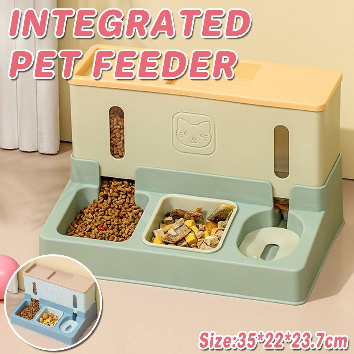 Automatic Pet Feeder and Water Dispenser for Cats and Dogs