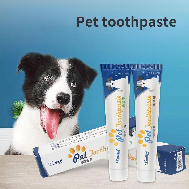 Pet Dog Cat Toothpaste Teeth Cleaning Vanilla