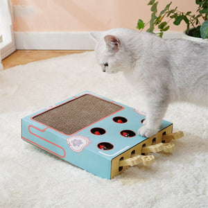 Multifunctional Interactive Cat Toys Corrugated Scratch Board for Cats