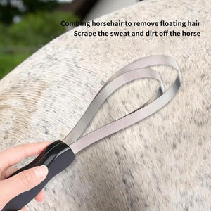 Horses Serrated Horses Sweat Scraping Iron Sweat Scraping Horses Water Scraping Itching Appliance