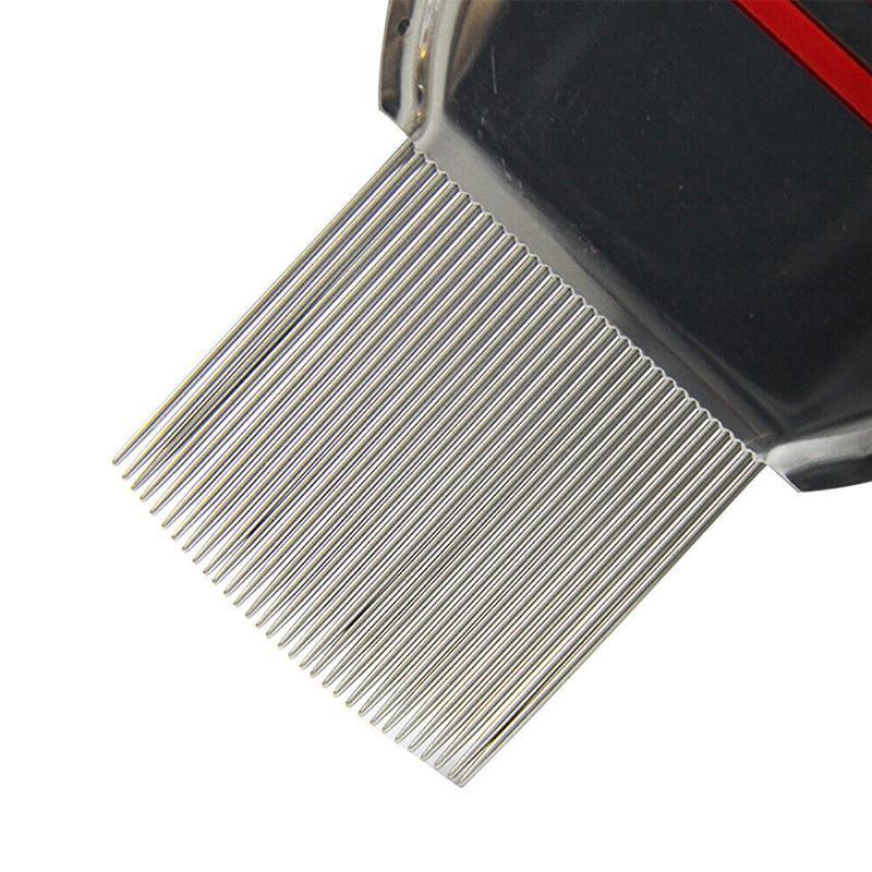 Effective Flea Comb for Cats - Stainless Steel Metal Hair Brush