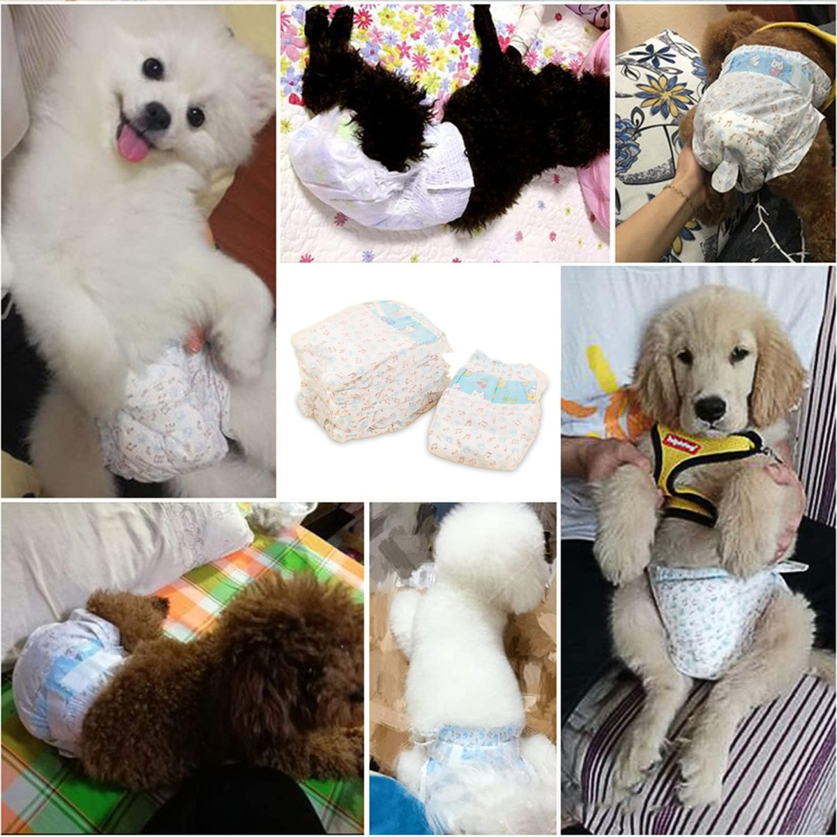 Dog Pet Diaper Physiological Pants Safety Underwear for Puppy Incontinence