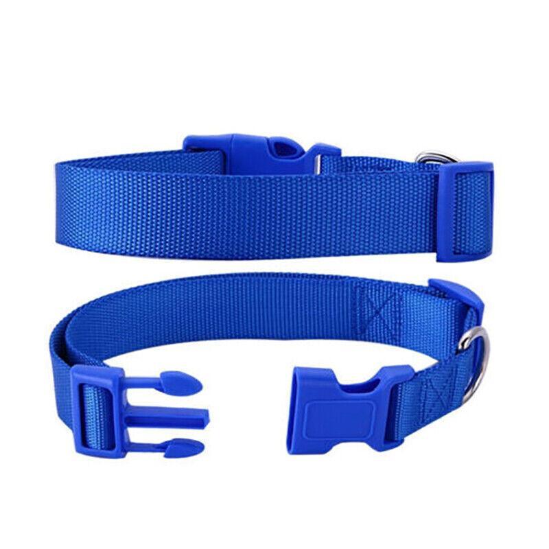 Adjustable Puppy Collar & Dog Collar Soft Durable Nylon in 5 Colours