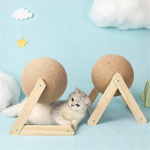 Cat Scratching Ball Cat Scratcher Toy Cats Scratcher Post Natural Sisal