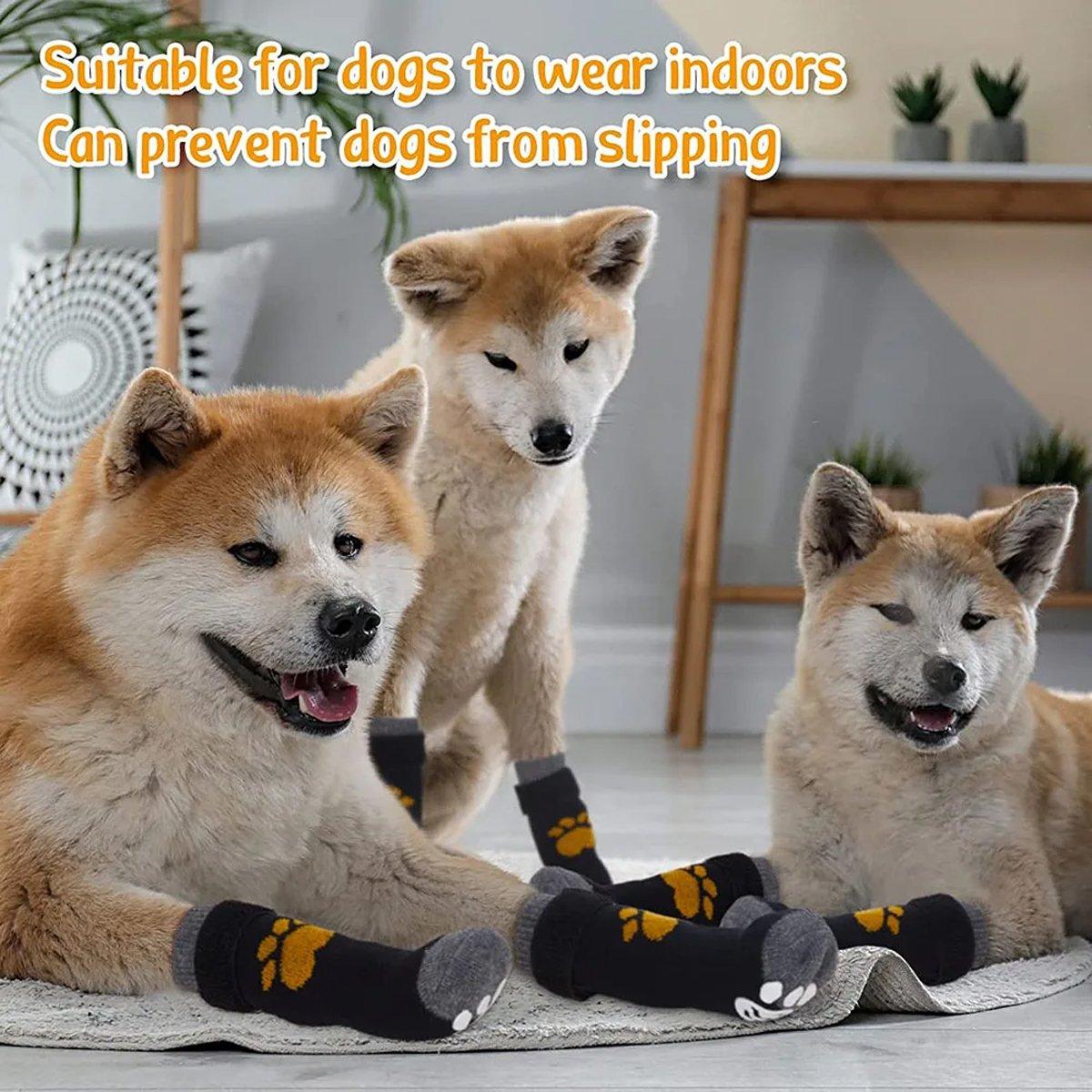 Pet Socks Christmas Dog Socks Warm With Non-slip Bottom