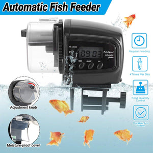 Reliable Automatic Fish Feeder for Convenient Aquarium Care