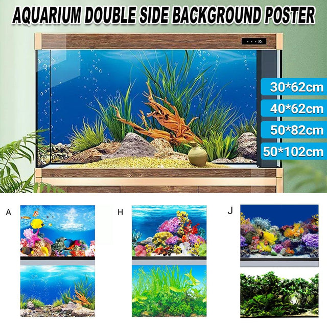 3D fish tank background for aquarium