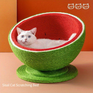 Watermelon Cat Scratching Pot Board Scratcher Toy for Cats Kitten