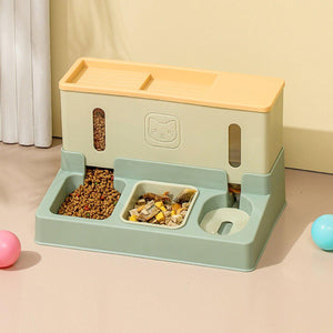 Automatic Pet Water Dispenser and Feeder 2-in-1 Hydration & Feeding System