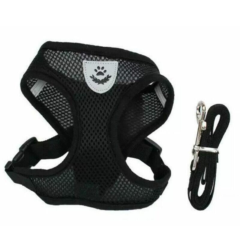 Adjustable Breathable Mesh Cat Harness Vest