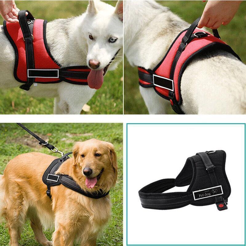 Adjustable Reflective Dog Harness for Safe and Comfortable Walks