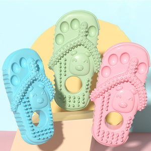 Pet Toys Bite Slippers Dog Chewing Molars Bite Resistant Cleaning Toys Cat Toys