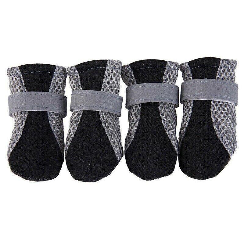 4PCS Anti Slip Waterproof Protective Dog Shoes Rain Boots Pet Socks Booties