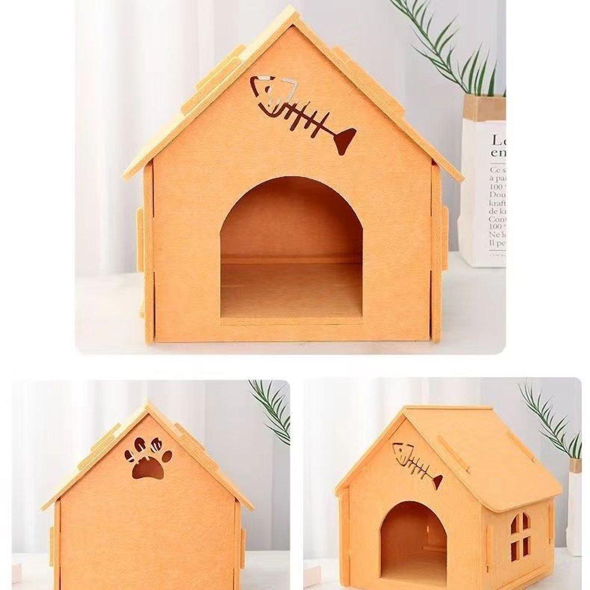 Cat Nest Eco-friendly Universal Removable Semi-enclosed Felt Cat House