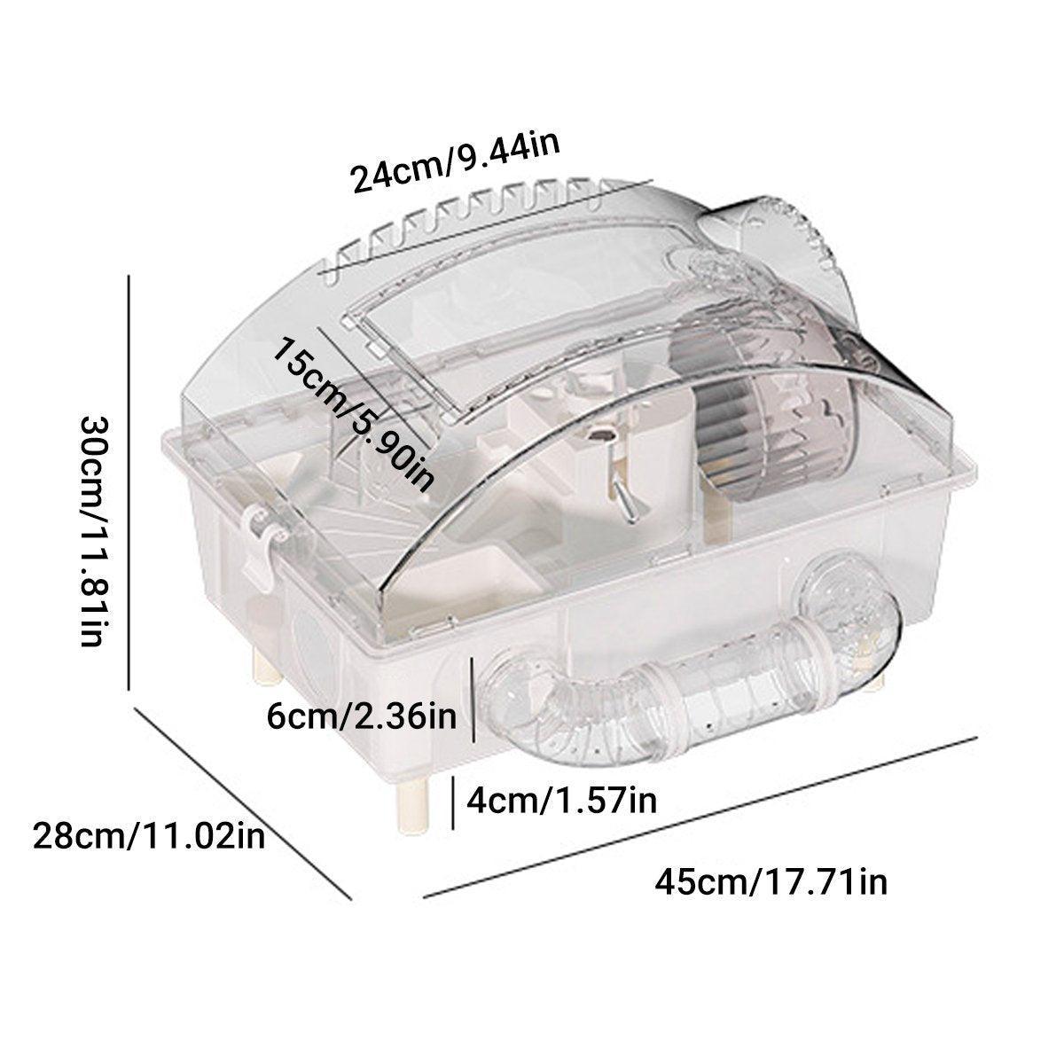 Luxury Hamster House with Multi-Level Design and Accessories