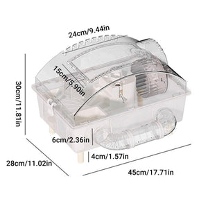 Luxury Hamster House with Multi-Level Design and Accessories