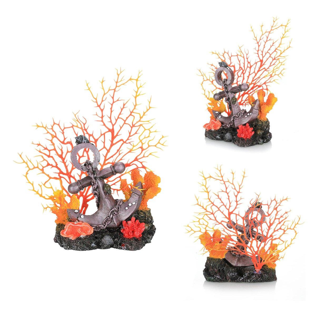 Vibrant Simulation Coral Landscaping Decorations for Aquariums