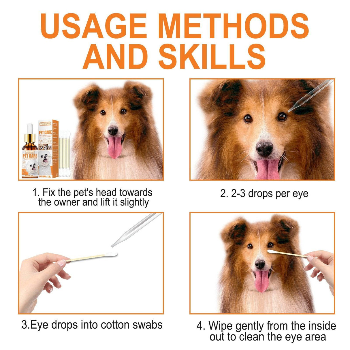 Pet Tear Stain Removing Droppings