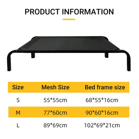 Heavy Duty Pet Raised Bed Elevated Dog Bed