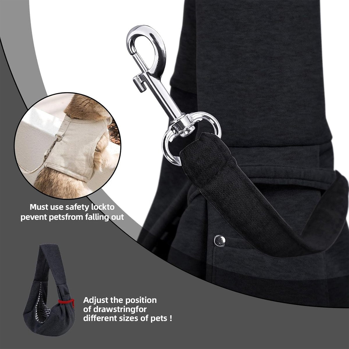 Portable Pet Carrier Dog Cat Sling Bag Travel Pet Backpack Tote