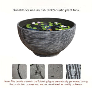 Ancient-Style Resin Fish Tank Bowl