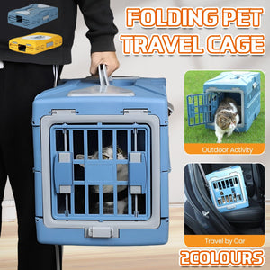 Pet Air Box Folding Portable Cat Crate Removable Dog Consignment Box Space Capsule