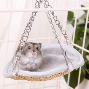 Reversible Hanging Hamster Toy Hammock for All Seasons