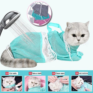 Cat Grooming Bath Bag 3 Colours