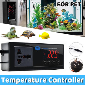 Aquarium Reptile Pet Thermostat Electronic Temperature Controller Power Strip