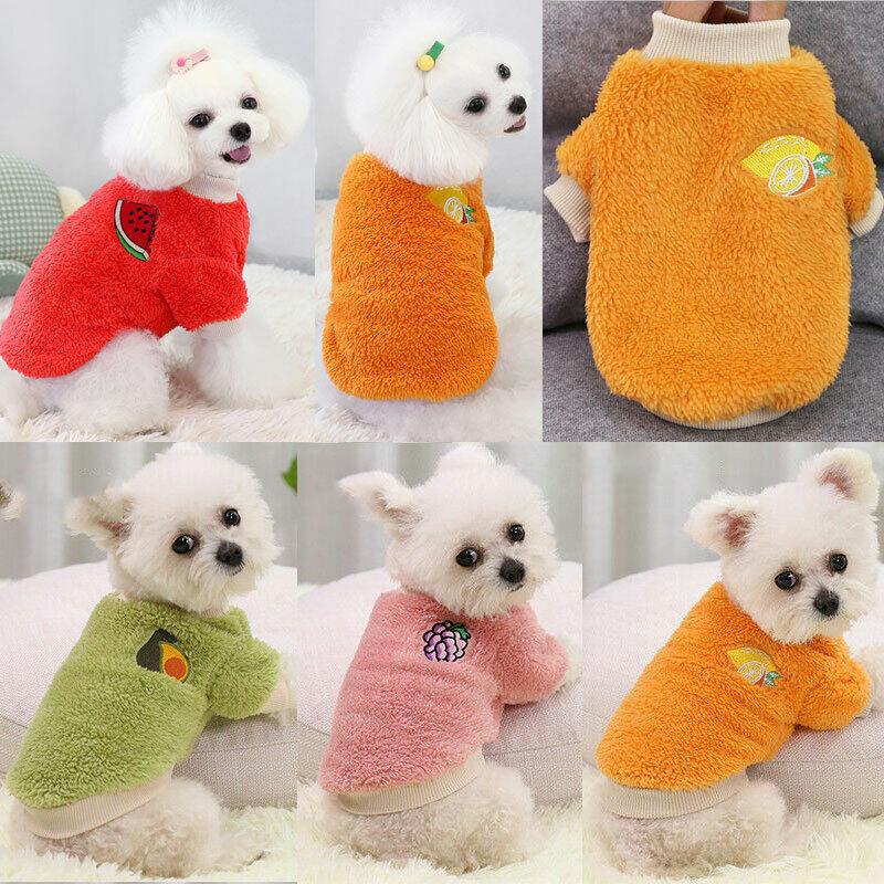 Warm Fleece Jumper Sweater Puppy Pet Coat