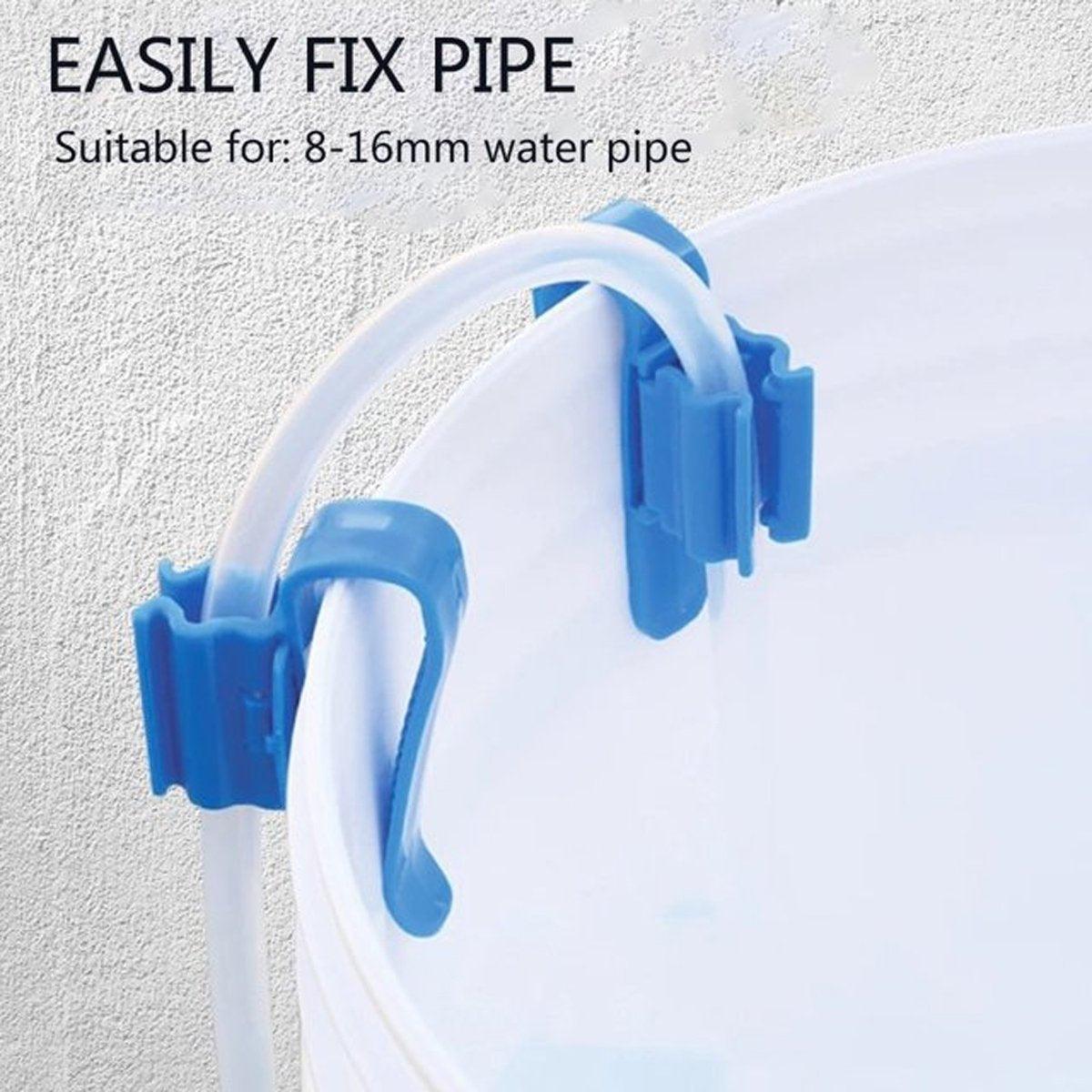 2/4/6 PCS Aquarium Fish Tank Filtration Clip Water Tube Hose Clamp Holder Set