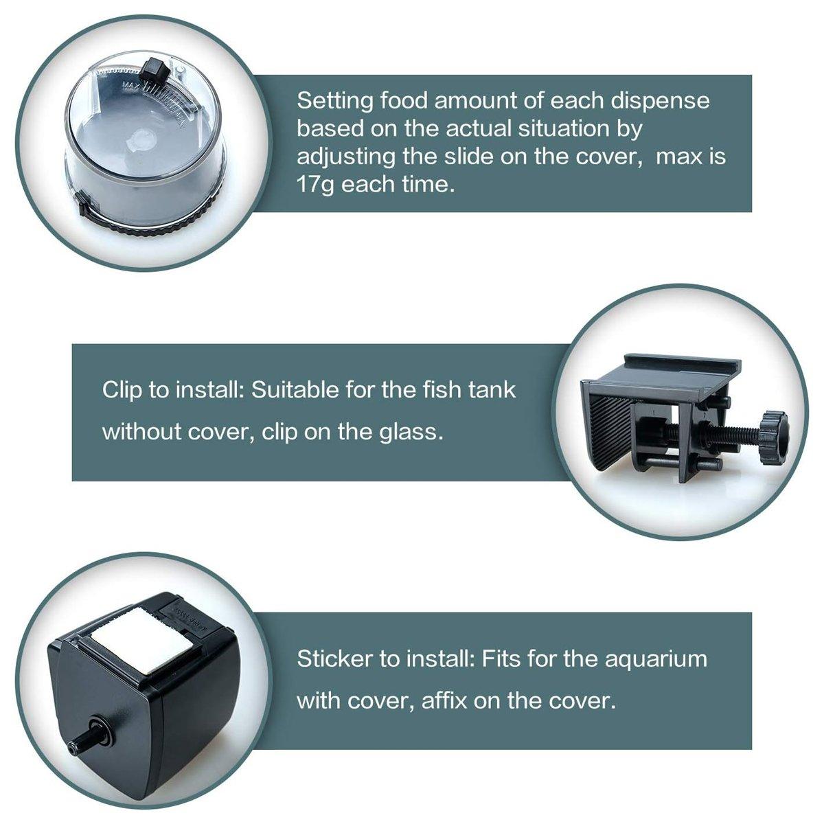 Reliable Automatic Fish Feeder for Convenient Aquarium Care