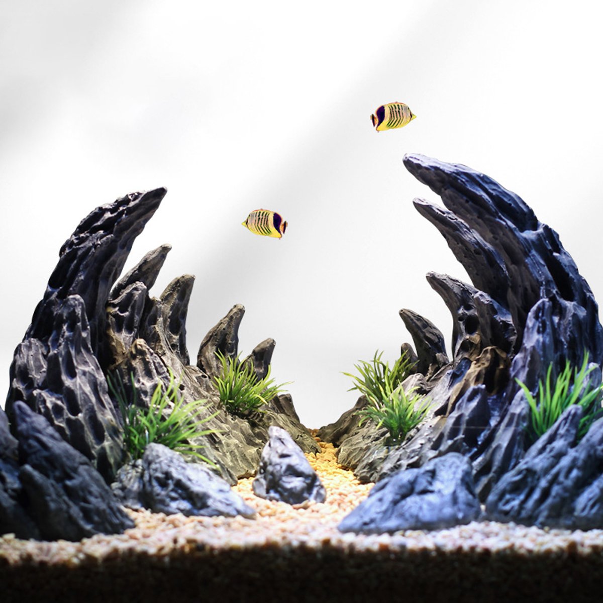 Aquarium Resin Dragon Stone Rock - Decorative Ornaments for Fish Tank