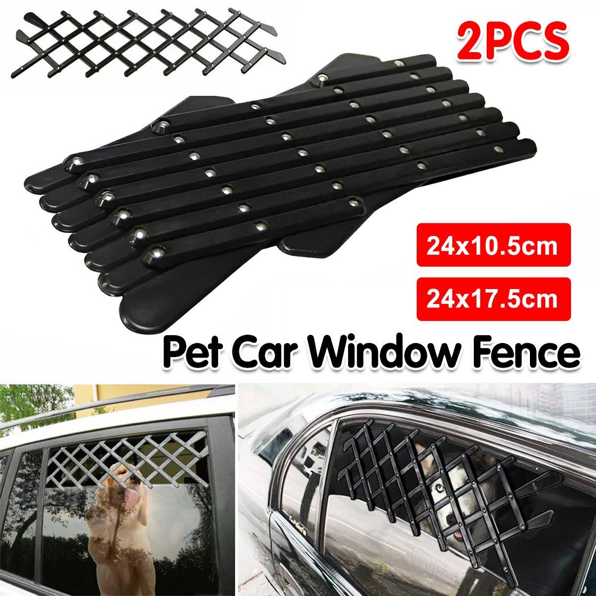 Car Window Guard Dog Cat Out Retractable Fence Pet Guard