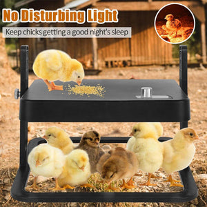 18W Poultry Heating Plate Brooder Warm Chick Duck Chicken Coop Heater