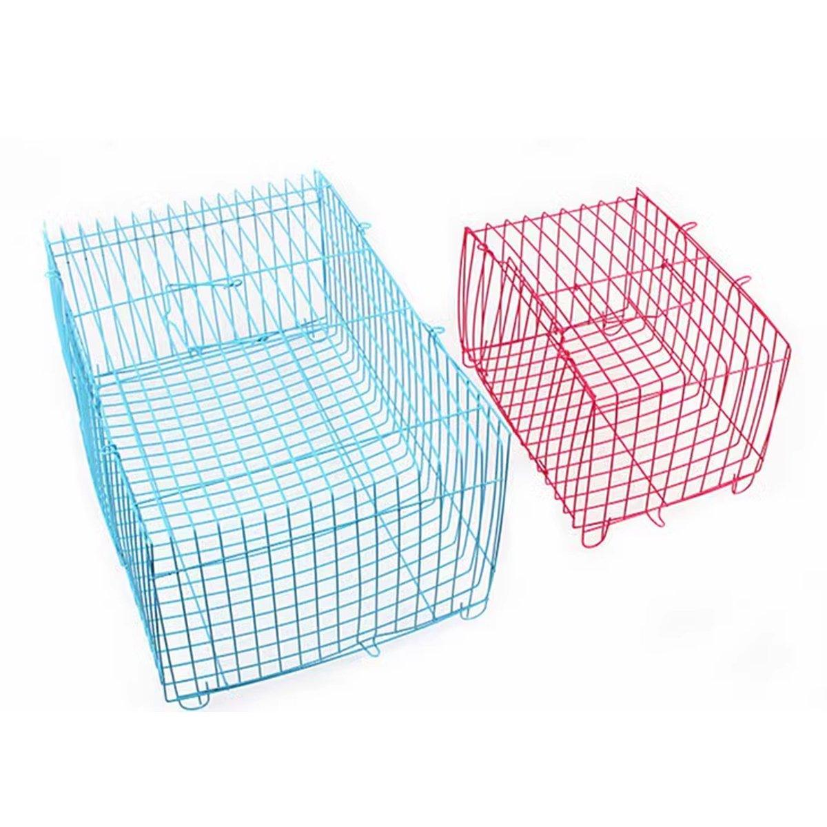 Wire Frame Small Pet Transport Cages Set Durable and Foldable 10 Pack