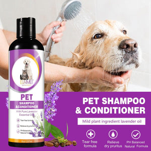 Lavender Bliss Pet Shampoo & Conditioner for Dogs and Cats