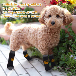 Pet Socks Christmas Dog Socks Warm With Non-slip Bottom