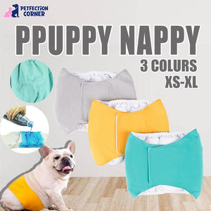 XS-XL Male Dog Diaper Nappy - Puppy Belly Band Sanitary Underpants