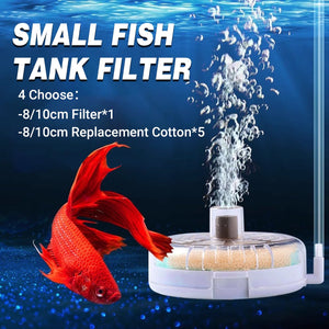 Aquarium Filter Special Mini Small Tank Filter Circle for Freshwater or Marine