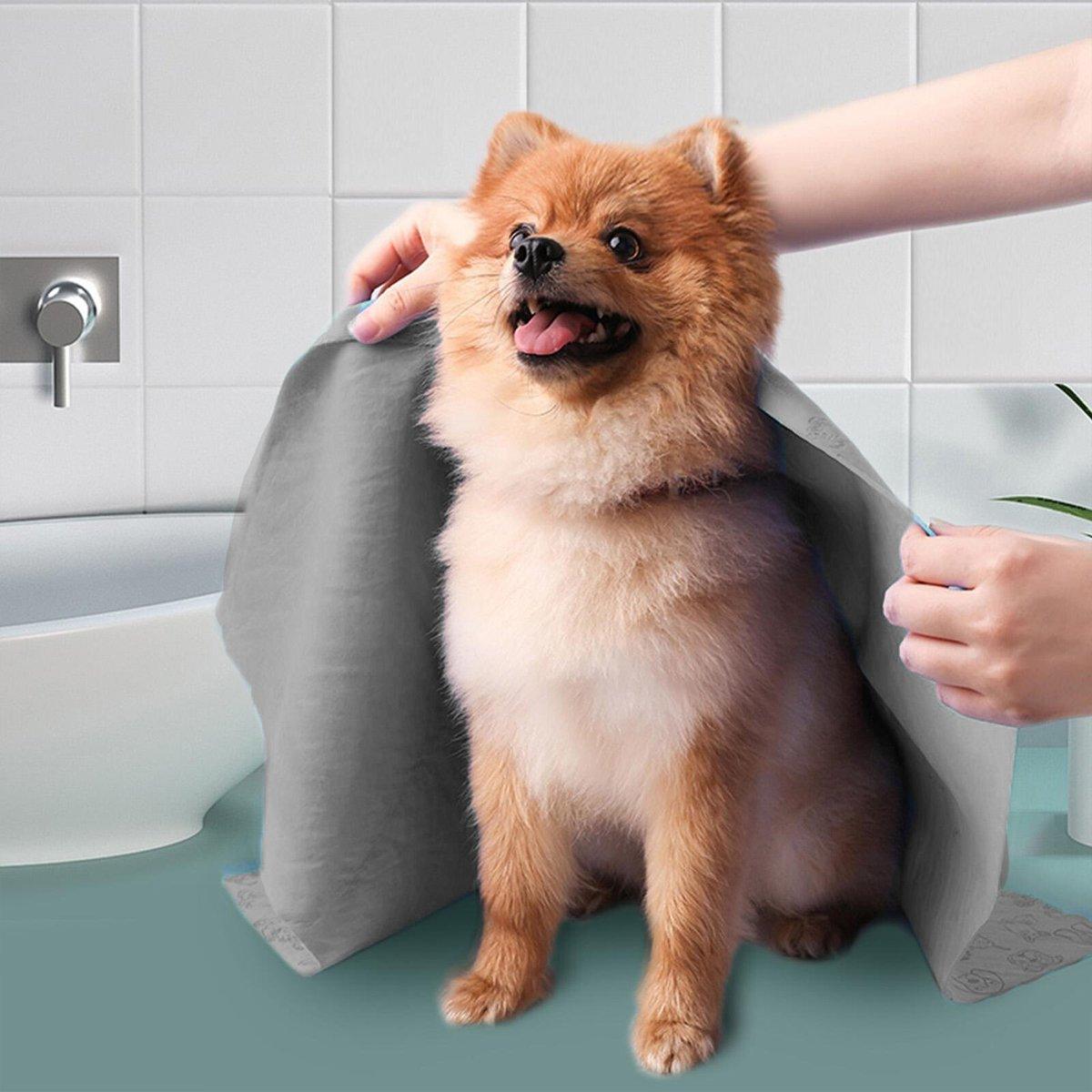 Pet Towel Dog Bath Quick-drying Towel Absorbent Dry Hair Towel Cat Bath Towel